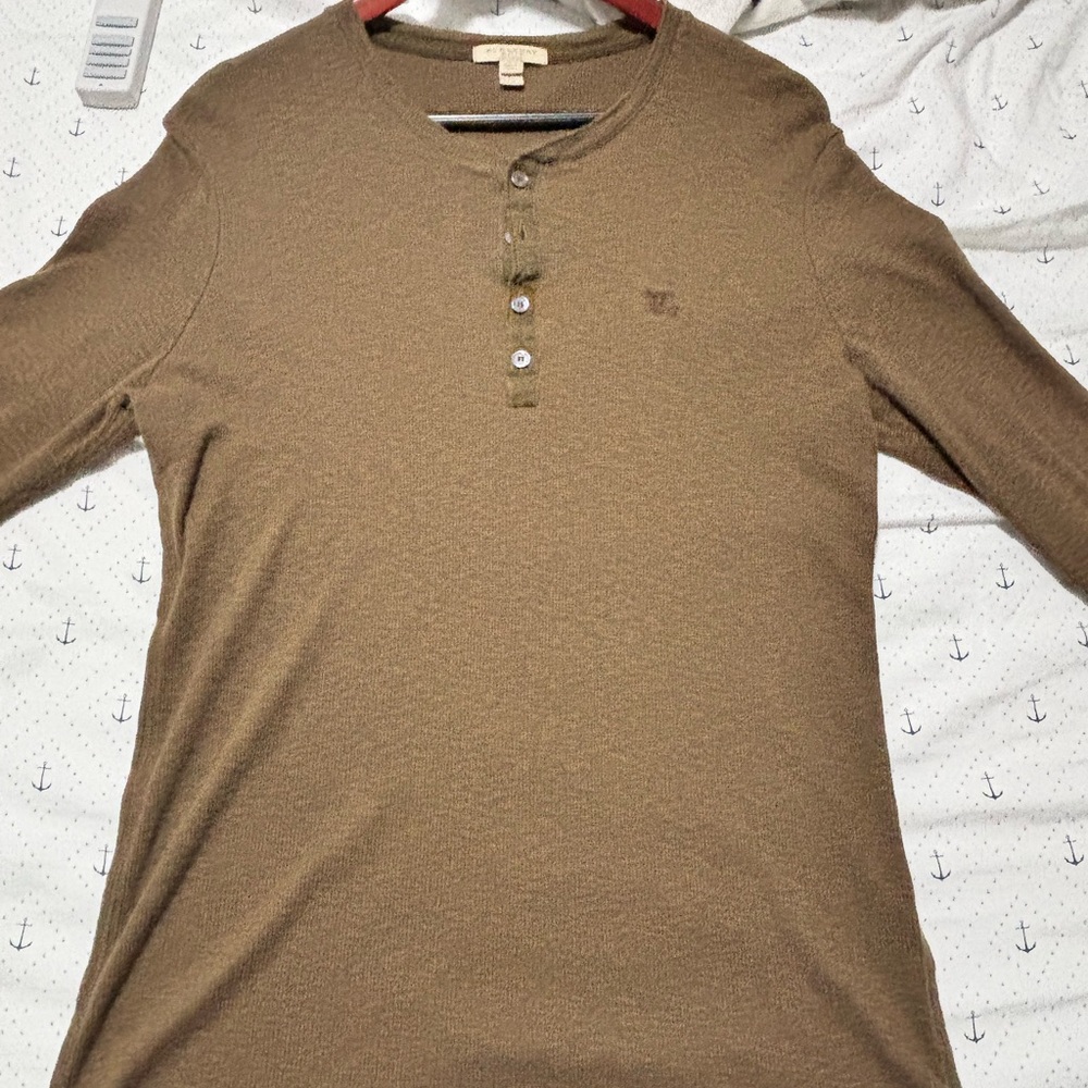 Men's Brown Burberry Shirt
